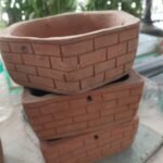 Clay Flower Vase