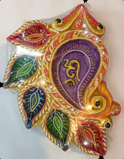 Colorful Tray Diya