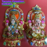 Decorative & Eco-Friendly Clay Laxmi Ganesha Murti