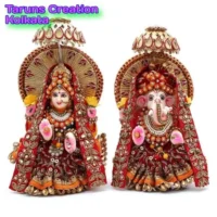 Decorative & Eco-Friendly Clay Laxmi Ganesha Murti
