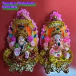 Decorative & Eco-Friendly Clay Laxmi Ganesha Murti