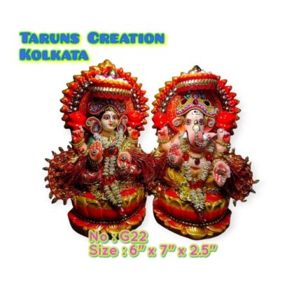 Exclusive clay Laxmi Ganesh murti