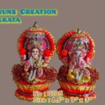 Hand Made Resin Laxmi Ganesh Idol