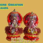 Plate Ganesha Lakshmi Idol